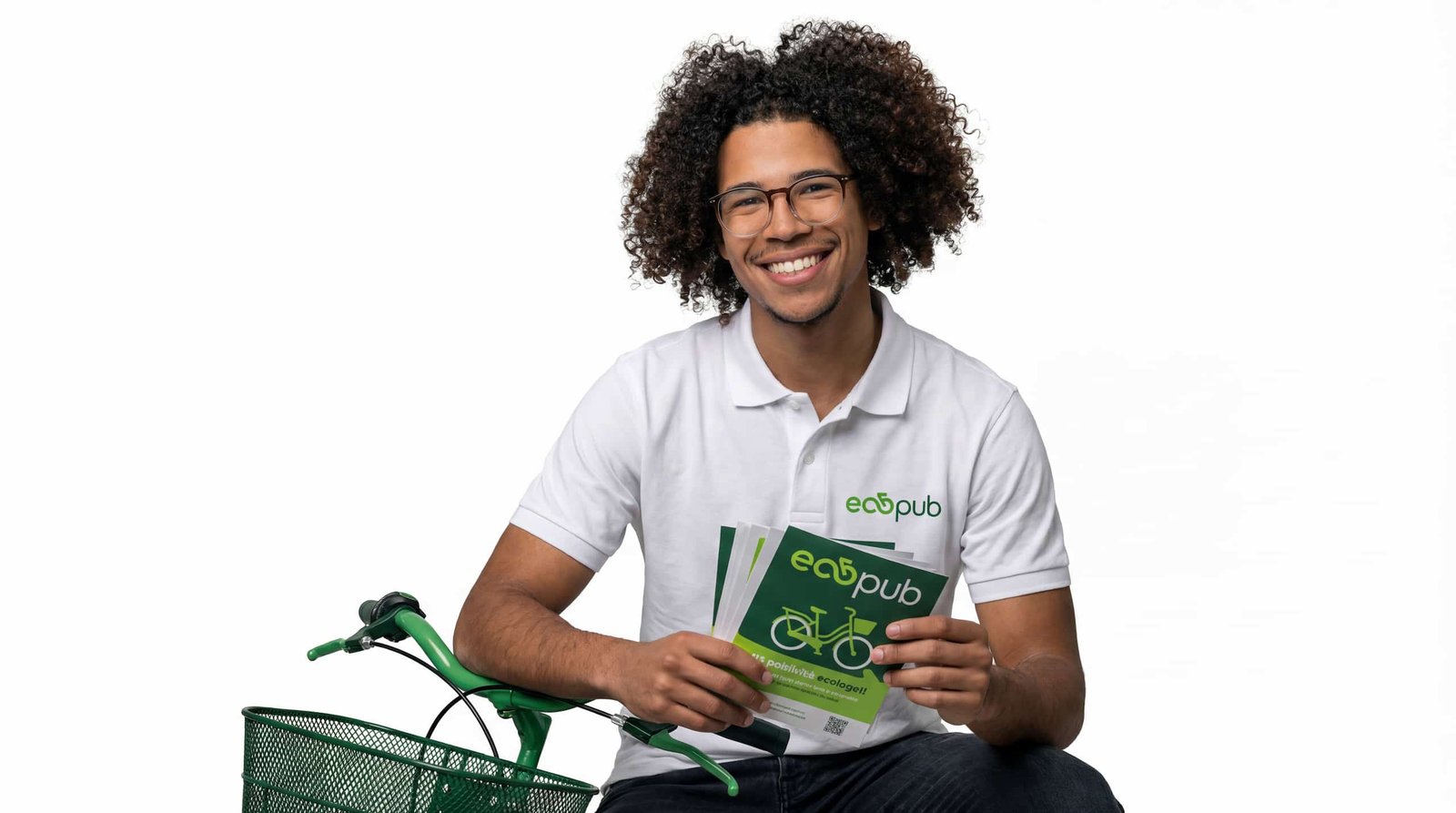 Gros Plan Ambassadeur ÉCOPUB Vélo Flyers – projet Ecopub | Pulsa Lab